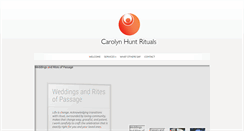 Desktop Screenshot of carolynhuntrituals.com